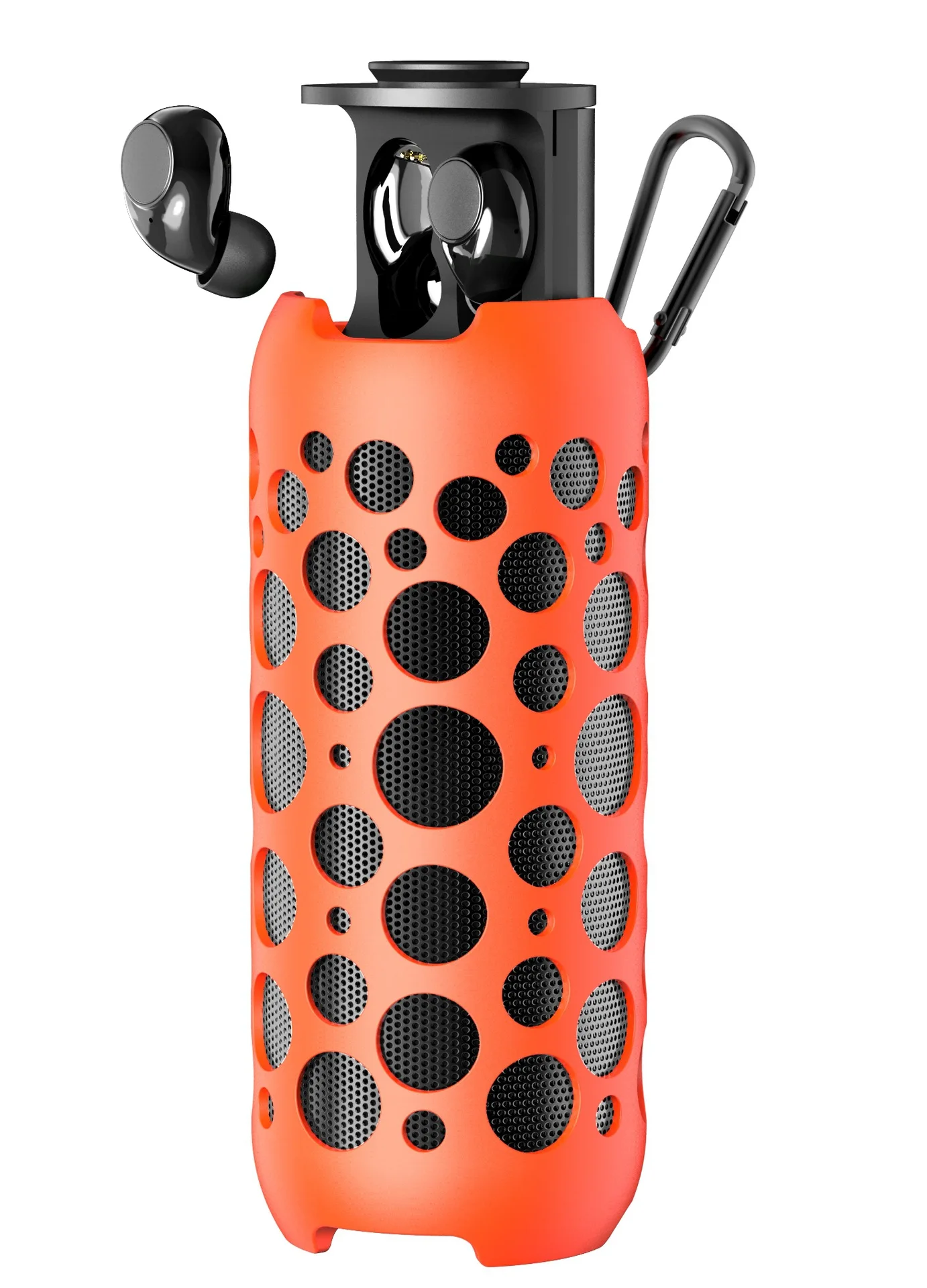 2023 Hot Selling 2 In 1 RGB Colorful Light Outdoor 2in1 Speaker With Headset BT Speaker With Headset Mini Portable