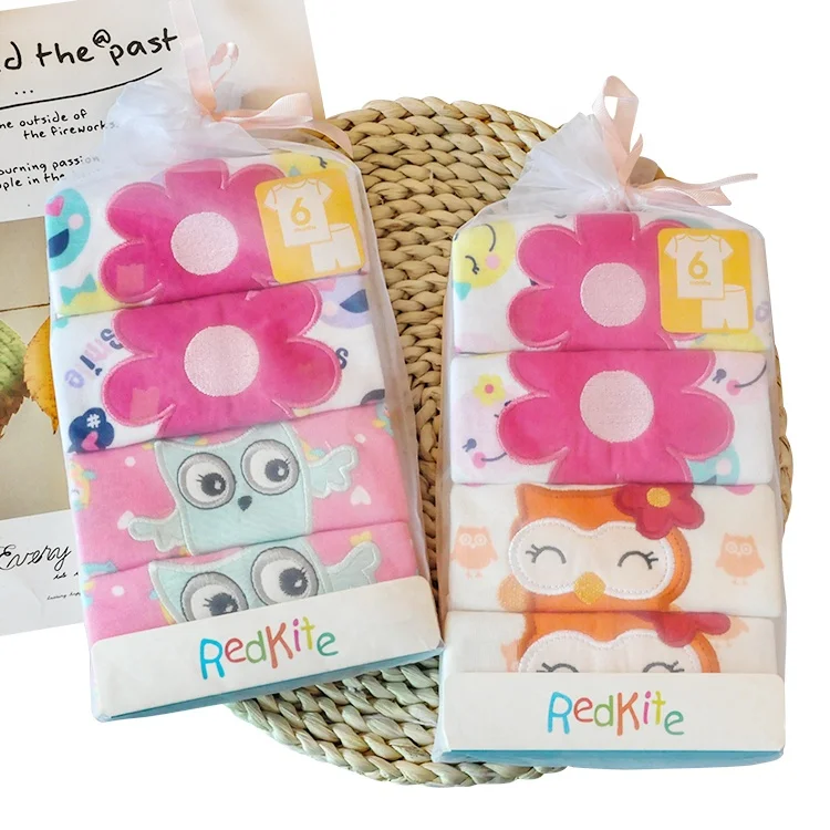 Newborn infant girl short sleeve 2 sets/pack mixed design tops pants set baby clothes