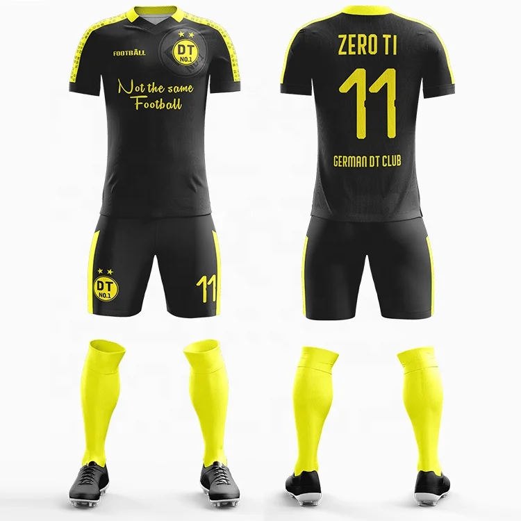 Custom Made Best Selling Sportswear Soccer Jersey Uniform Kits