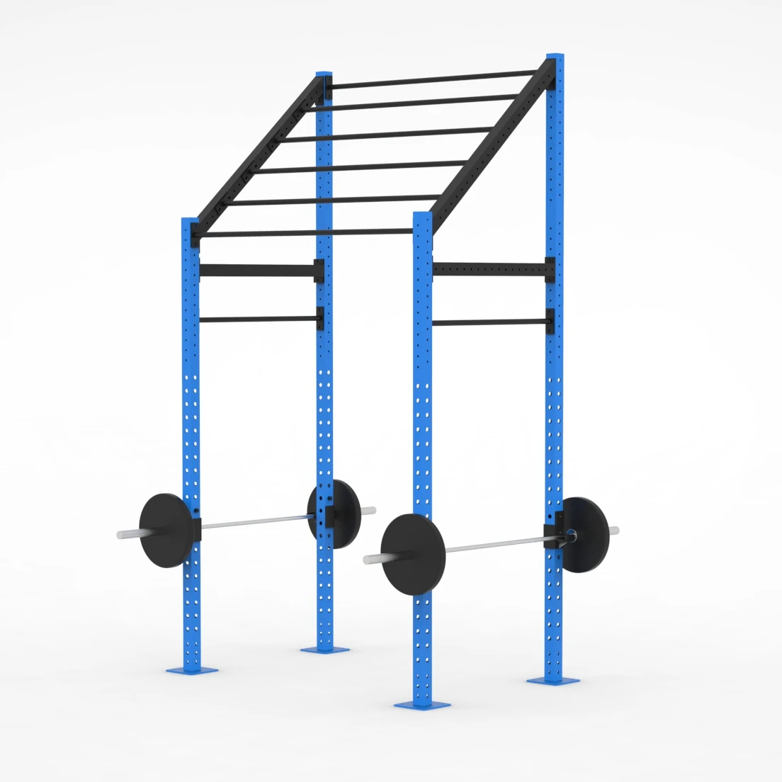 HALA-RGA-4 Monkey Crossfit Rack Super Tall Pull up Bar Handles Dip Station NEW Rig System