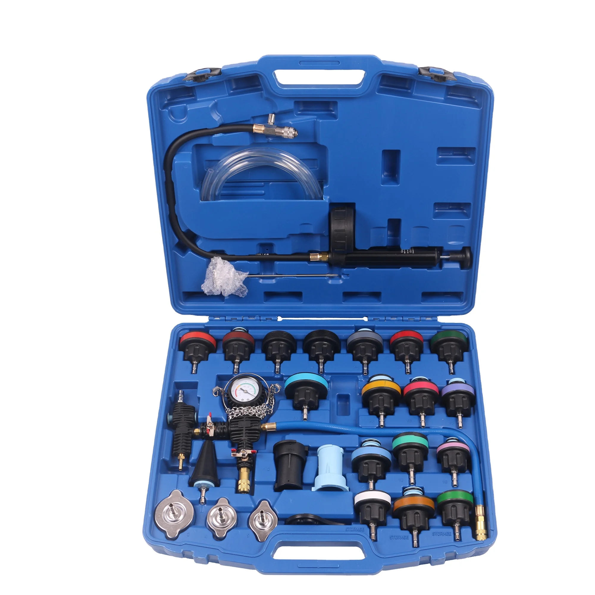 Car Coolant Radiator Pressure Tester Kit Water Tank Leak Detector Cooling System Leak Tester Kit