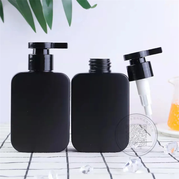 Wholesale 250ml Empty Square Eco-friendly Plastic Shampoo lotion pump Bottle
