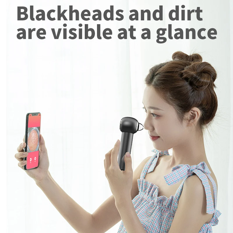 Wholesale Blackhead Remover Vacuum 4 in 1 Blackhead Remover Ultrasonic Hot Cold Intelligent Visual Nose Blackhead Remover Kit