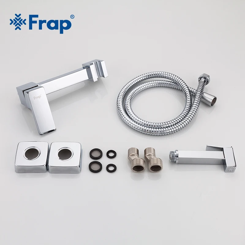 Frap High quality Bidet Faucet Brass Shower Tap Washer Mixer Muslim Faucet Shower Taps F7504