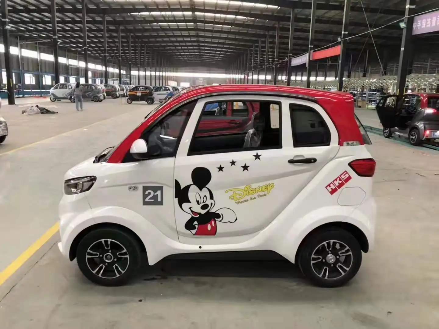 Aigle 2023 Electric Vehicles For Adults 4 Wheel Electric Car 3 Seat Eec Certificate Without Driving Licence