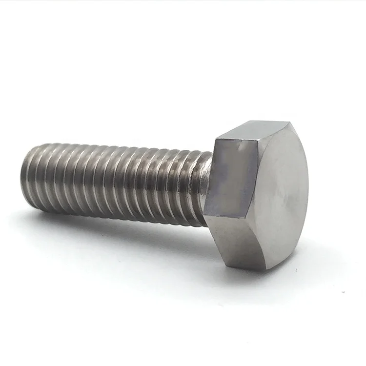 Factory supply m5 m6 m8 m10 titanium hex bolt