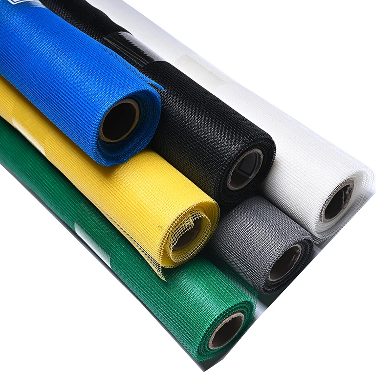 Hebei Fiberglass Magnetic Mosquito Mesh Custom Colors Fiberglass Screen Mesh 18*14 Fiberglass Mesh For Screen Window