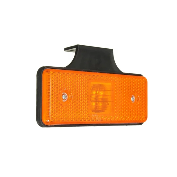HST-20143 24 VOLTS 4 LED SIDE MARKER LIGHTS INDICATOR LAMPS RED AMBER TRUCK LORRY LGV HGV BUS E-marked