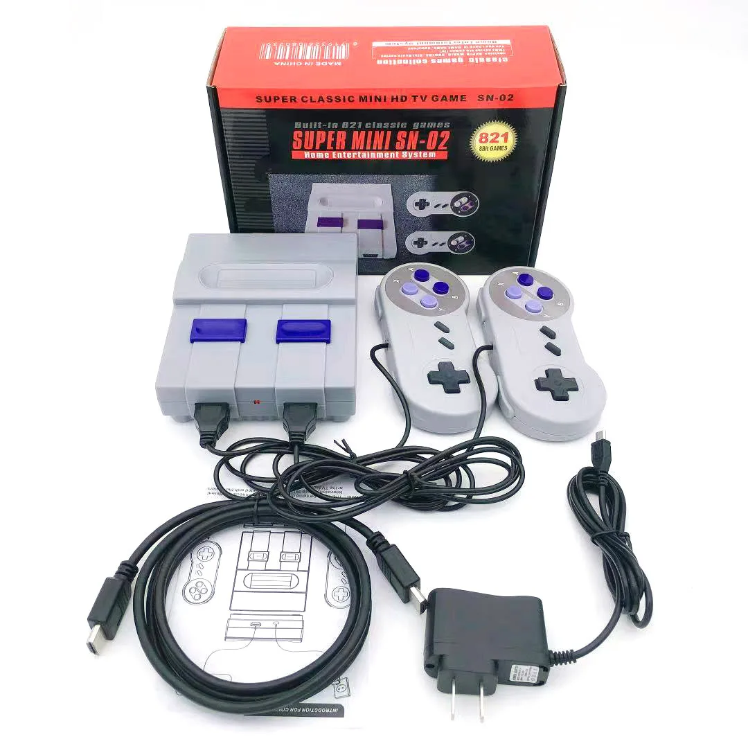 accessories joystick game controller children gaming the best portable jeux mini arcade  tv retro sega 821 HD video game console