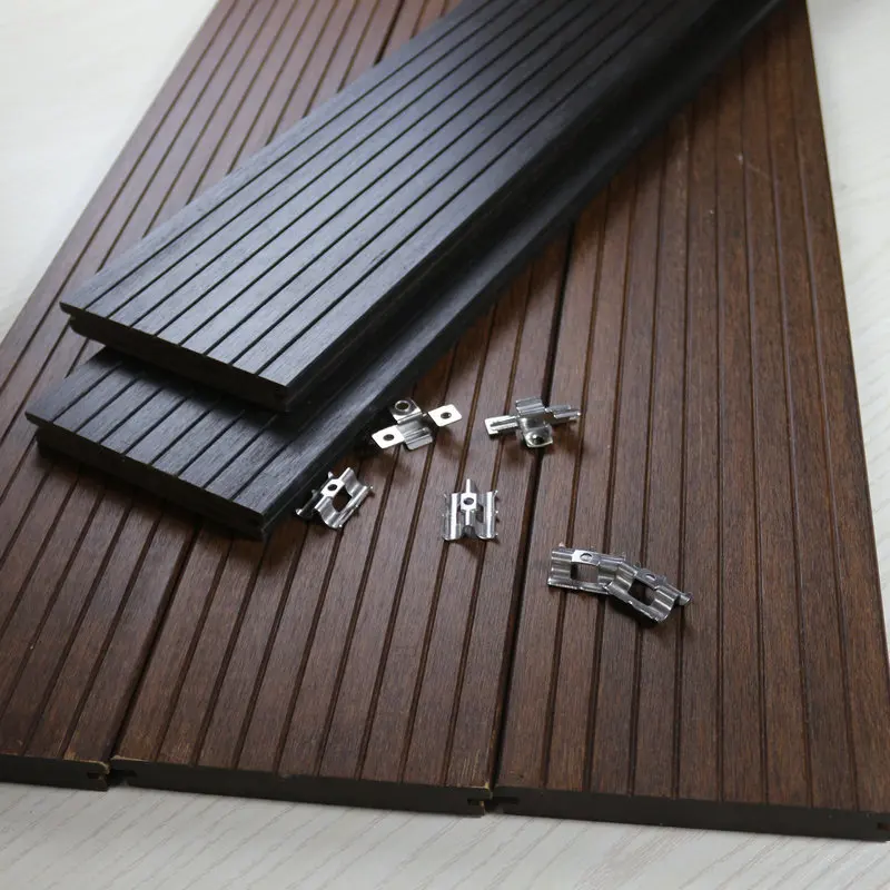 
Cheap heavy carbonized strand woven bamboo flooring 18mm OEM Natural vertical solid bamboo decking outdoor 