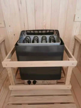 Good performance indoor wooden cabinet wet steam with culture stone