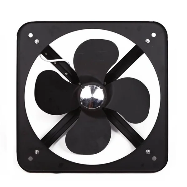 metallic wall mounted industrial ventilation fan with grid/industrial exhaust fan price/Square industrial exhaust fan