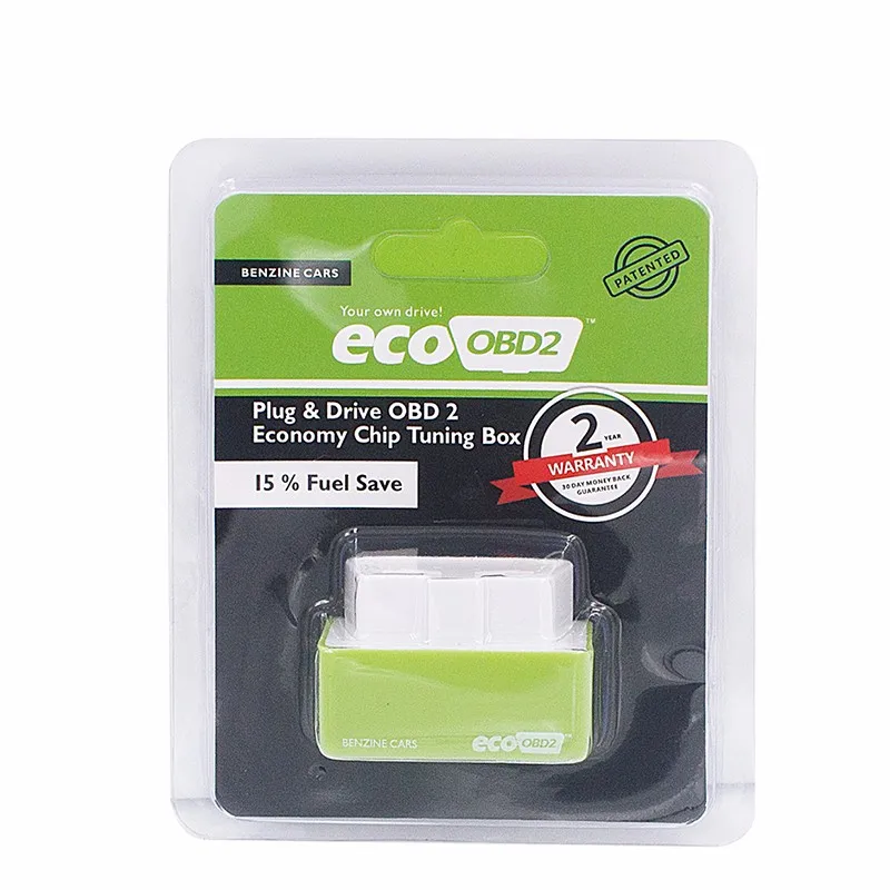 Newest Fuel Save 15% ECO OBD2 & Nitro OBDII Car Economy Chip Tuning Box Plug & Drive For Benzine Cars Lower Fuel Lower Emission