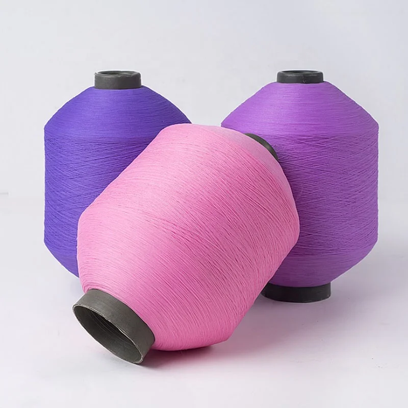YAYUN 75D/2 Nylon for Knitting Carton Package or Bag Like Yarn Dope Dyed Polyester 75D/36F/2 Colored High Elastic Polyester