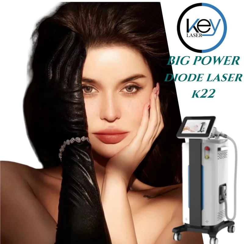 latest release 3 wavelength Hair Removal  diode titanium laser machine Beauty Products Ice cooling laser machine