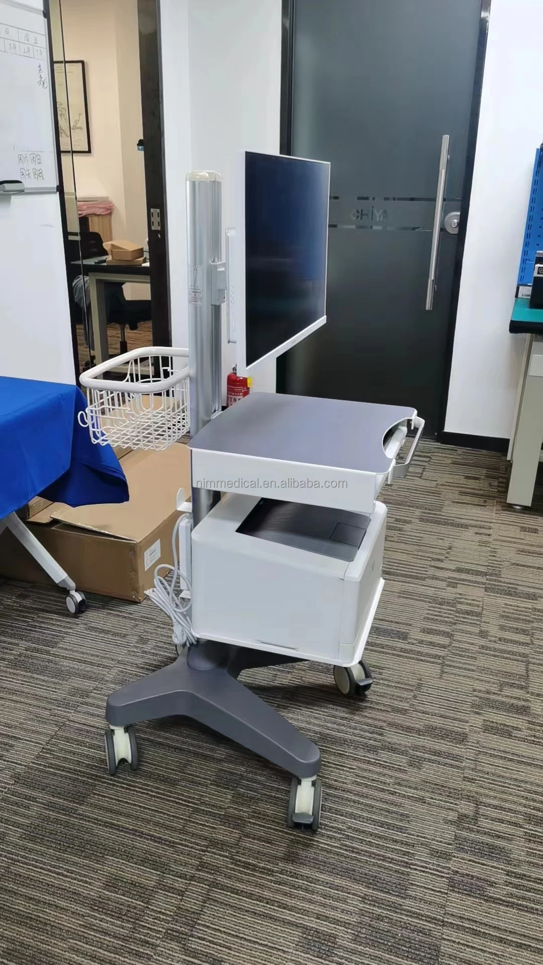 Customized Laparoscopy trolley cart arthroscopy trolley colposcope cart endoscopy holder