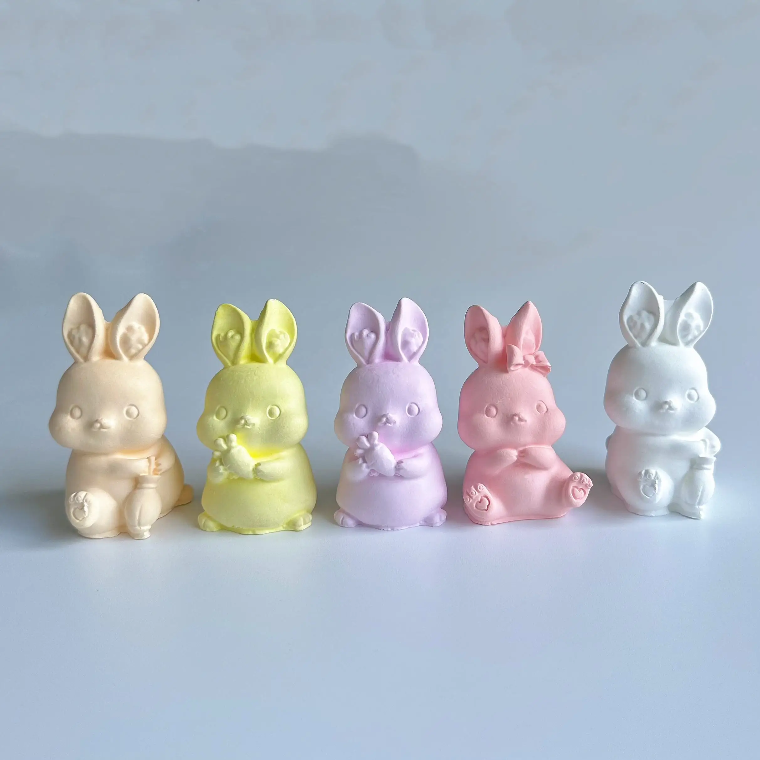 Customized Animal Rabbit Aromatherapy Home Decoration Ceramic Essential Oil Aroma Diffuser Stone Gift Set For Air Freshener