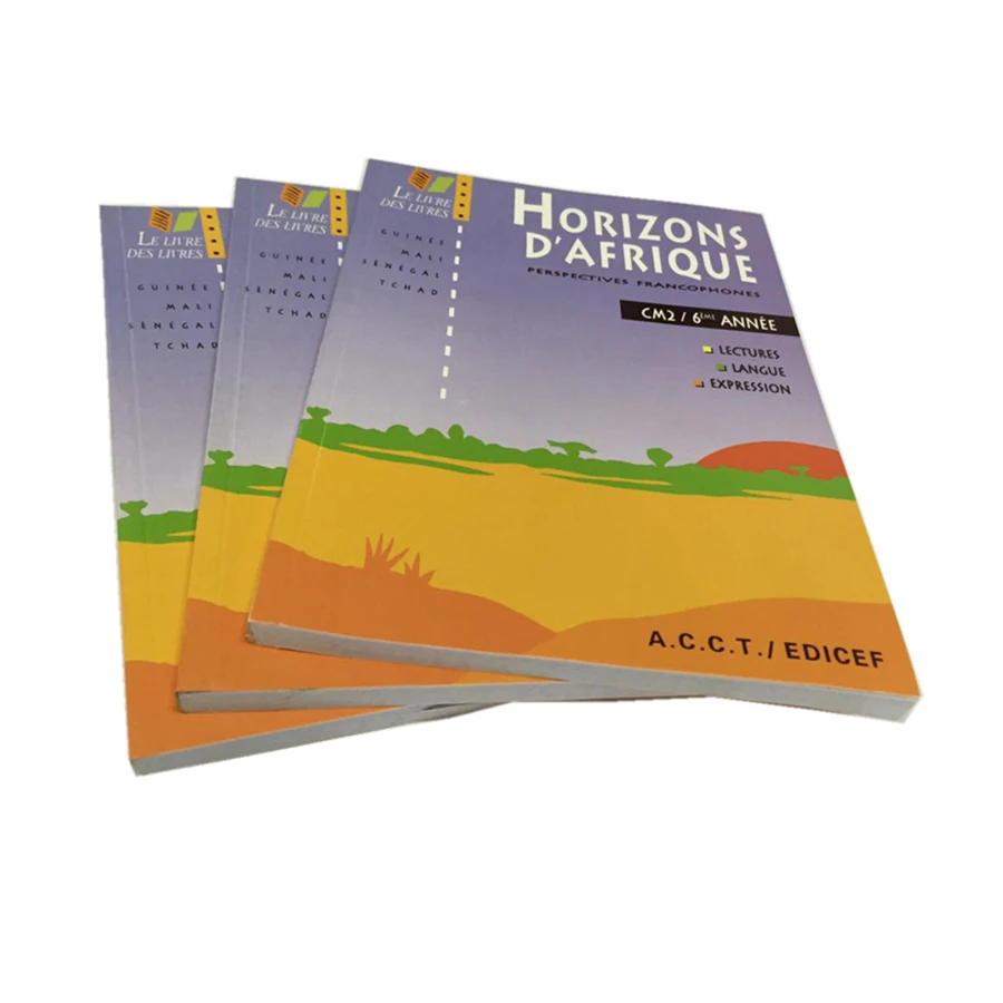 Custom English Math Learning Textbook Printing Softcover School Textbook For Students