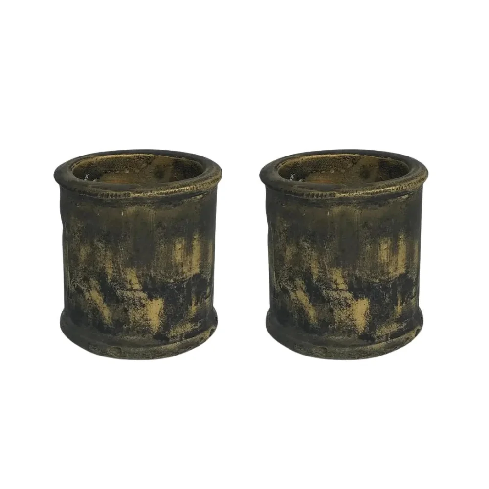 Flower Pots & Planters Decorations For Home Modern Antique Cement Light Weight GRC CV-AC-05 Flower Green & Artificial