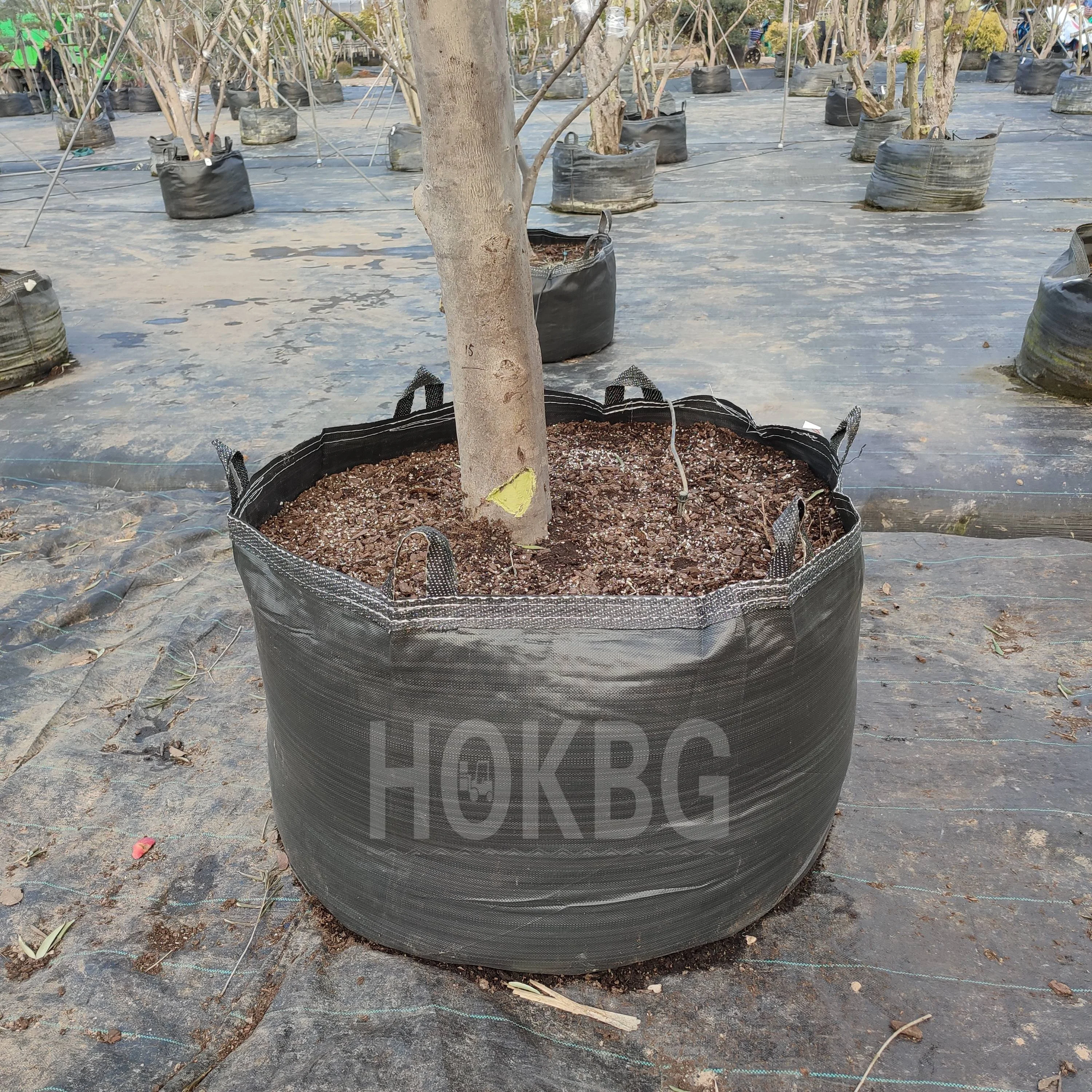 HOKBG 240 галлон 900 литр по Заводской Цене прочная сверхпрочная полипропиленовая тканая посадочная сумка для оливкового дерева Детская