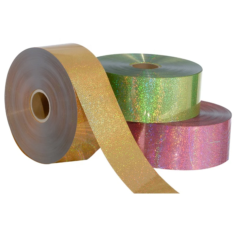 holographic PET film HONGDA HOLOGRAPHIC SEQUINS FILM FOR TEXTILE PET Sequin film,sequins film rolls ,Spangle pet film,