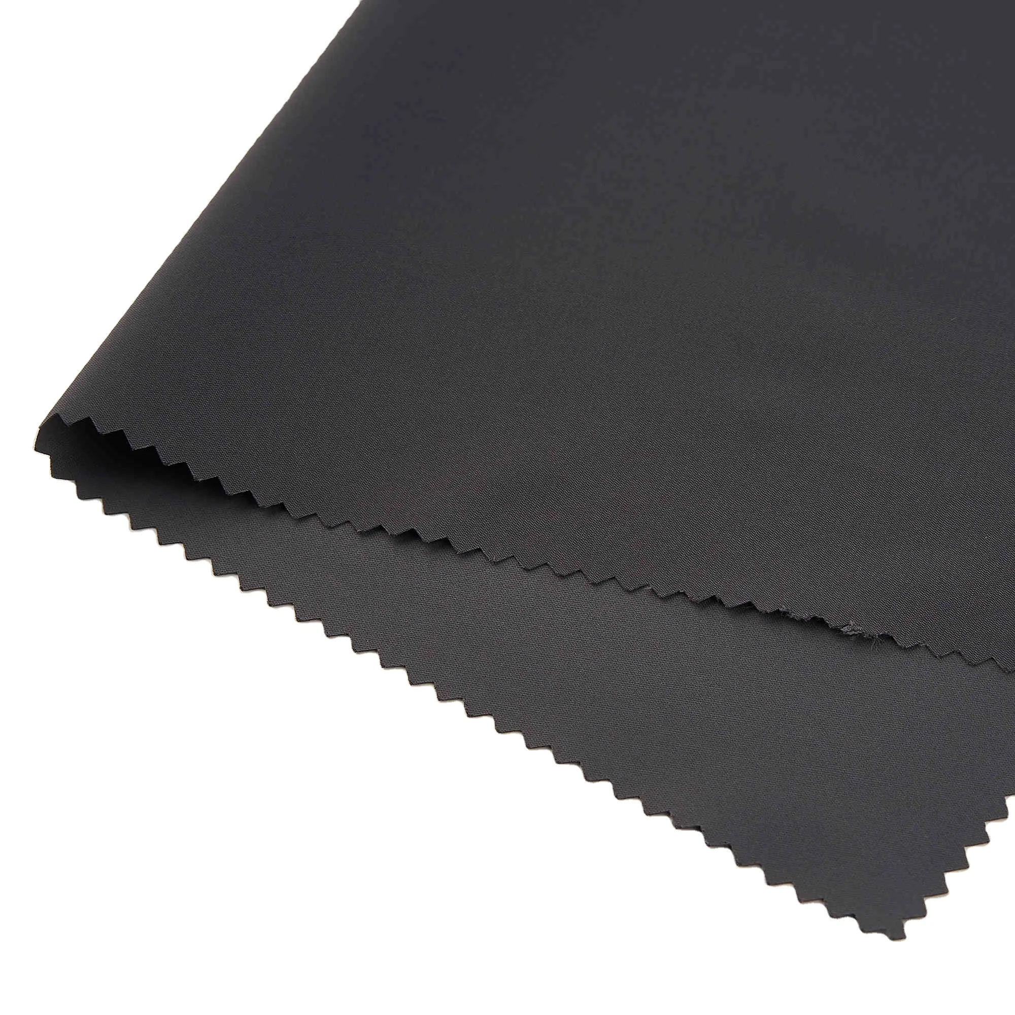 
75D*75D T400 OEM 100% Polyester gray single square t400 fabric 