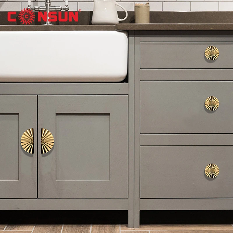 ABS Plastic Low Price Semicircle Pleats Creative Design Furniture Cabinet Wardrobe Drawer Pulls Handles