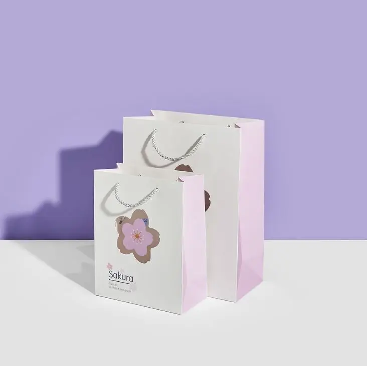 Custom Paper Luxury Gift Paper Bag with Window