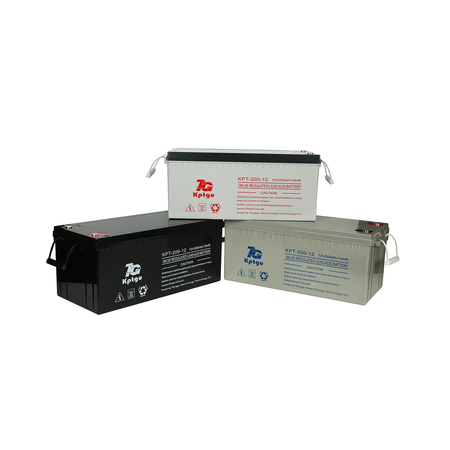 VRLA Sealed 12V 200Ah Deep-Cycle Lead Acid AGM Battery