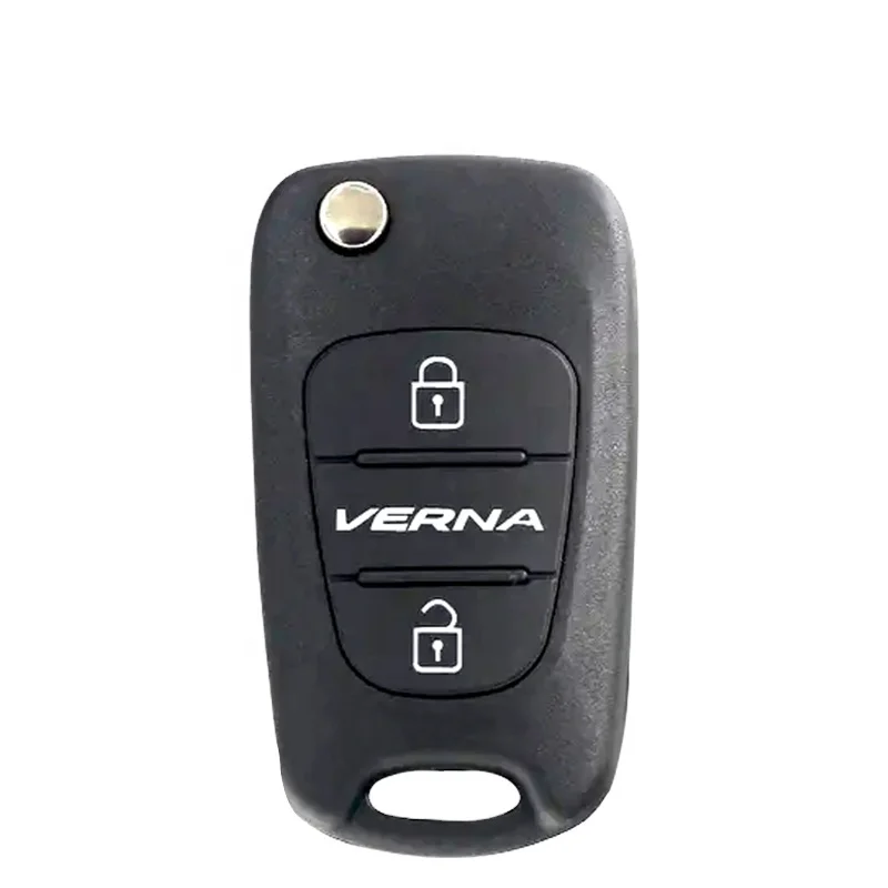 3 Buttons Flip Folding Remote Auto Car Key Shell Blanks For Hyundai Solaris IX35 IX45 ELANTRA HB20 Verna Solaris