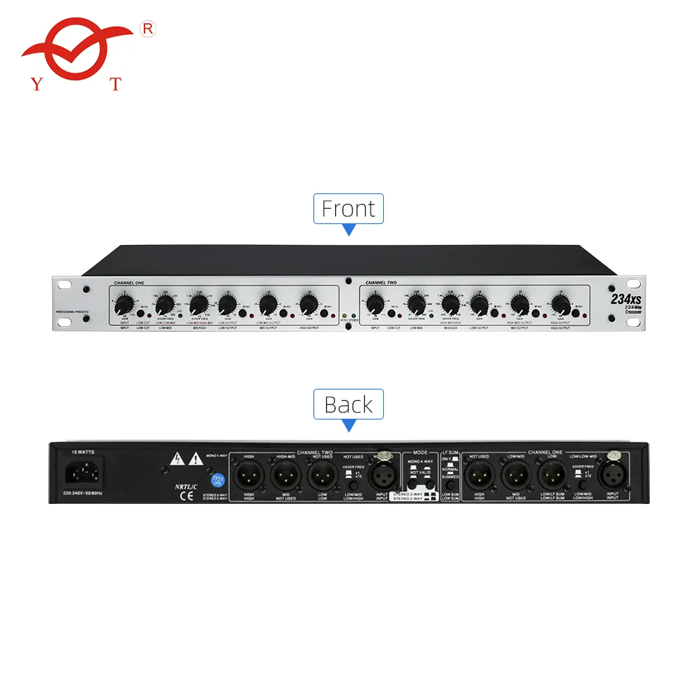 Subwoofer Crossover 3 Way Audio Digital Audio Crossover New