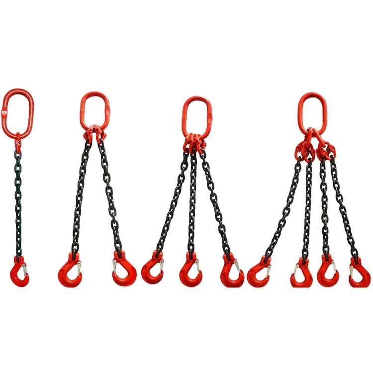 G80 Alloy Steel Lifting Chain Sling with Zinc Finish Clevis Hook for Lifting & Handling Applications