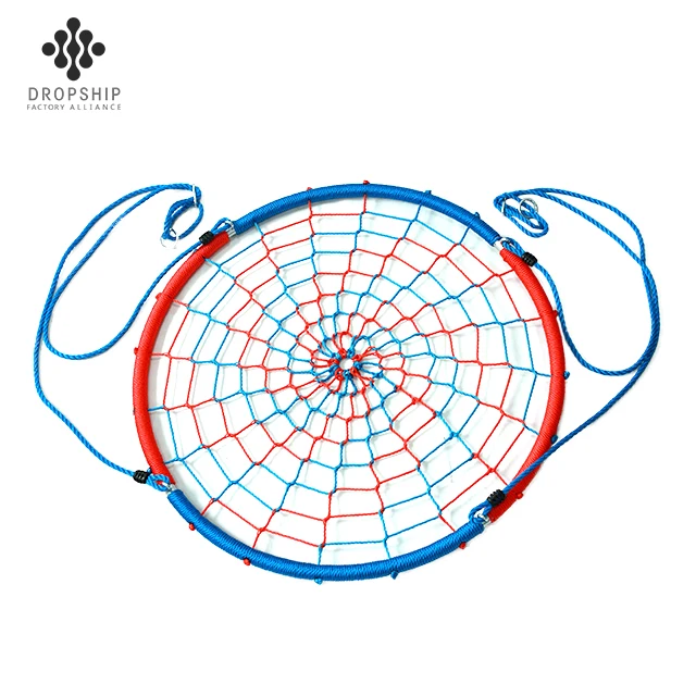 SA-098 Dropship Colorful Hot Sale Professional Lower Price for children outdoor hanging web garden swing bed chairs