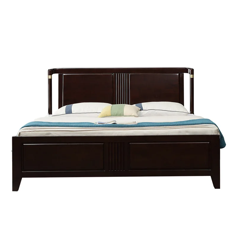 
new Chinese style wooden bedroom furniture beds 