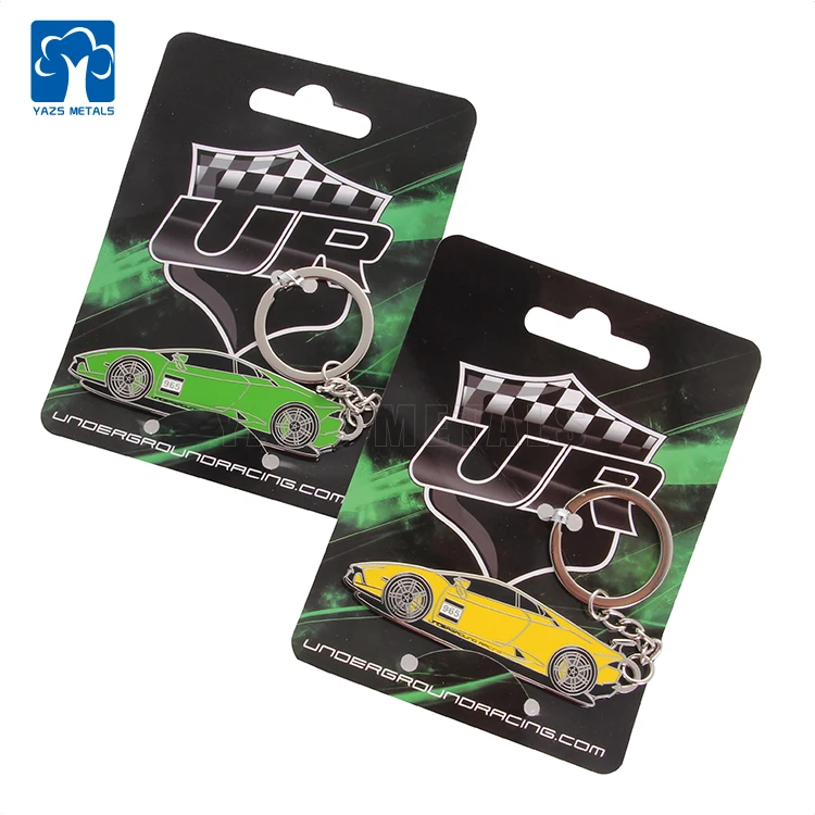 2024 new bespoke 3d car and airplane moulding hard enamel keychains with Pendants and key ring holder