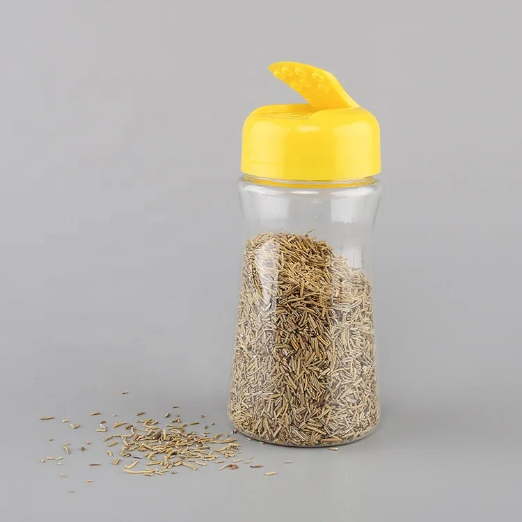 8oz 250ml Empty Plastic Clear spice jar storage