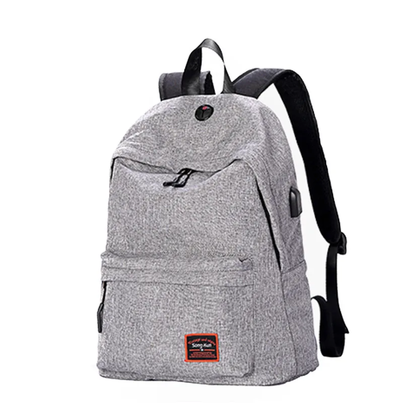 
Hot Sale Fashion School Bag Korean Customised Notebook Laptop Backpack Women With USB Port 