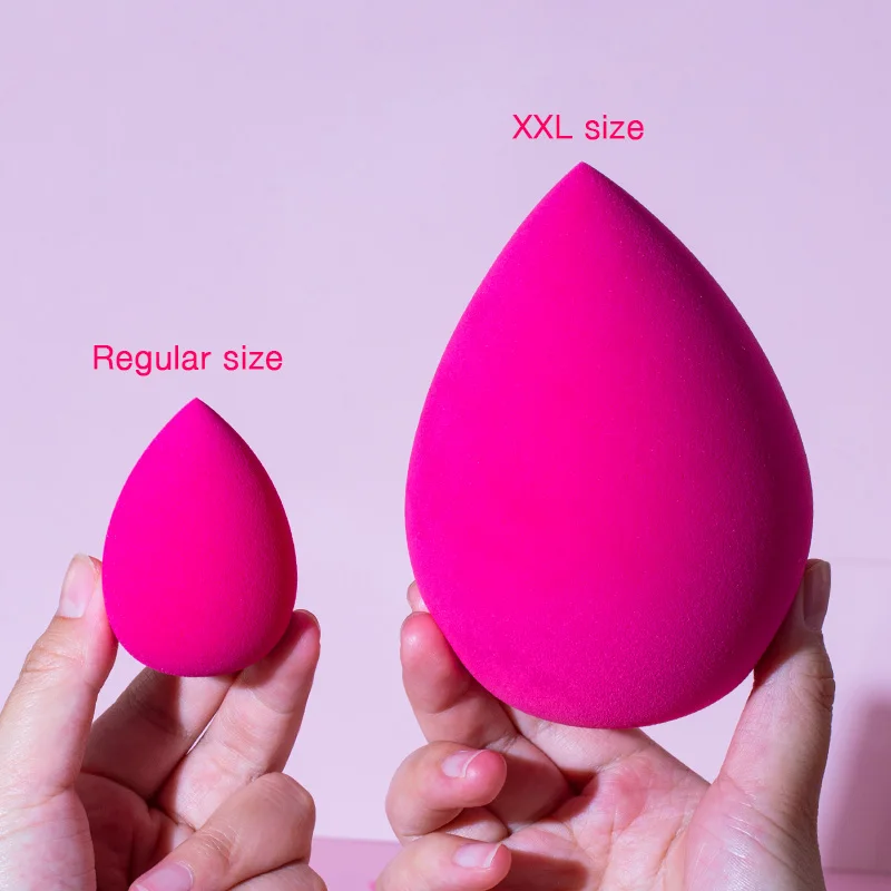 Wholesale price XL beauty Powder blender for loose powder big makeup sponge custom logo powder puffs