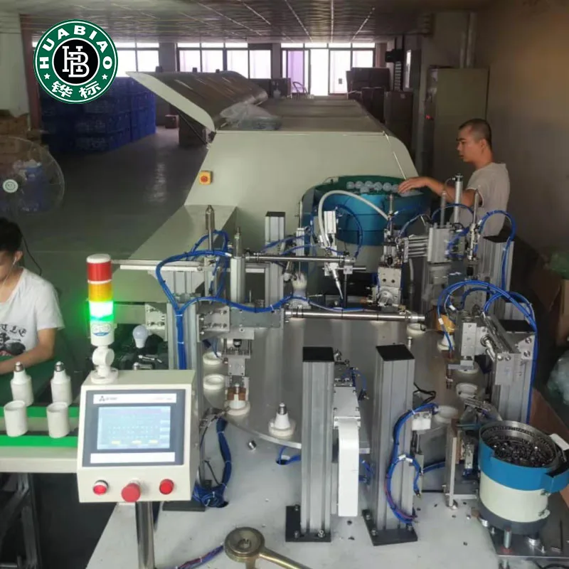 
yue dong E27/E14/B22 LED Bulb PCB Board Pressing robot Machine automatic led bulb punching machine 