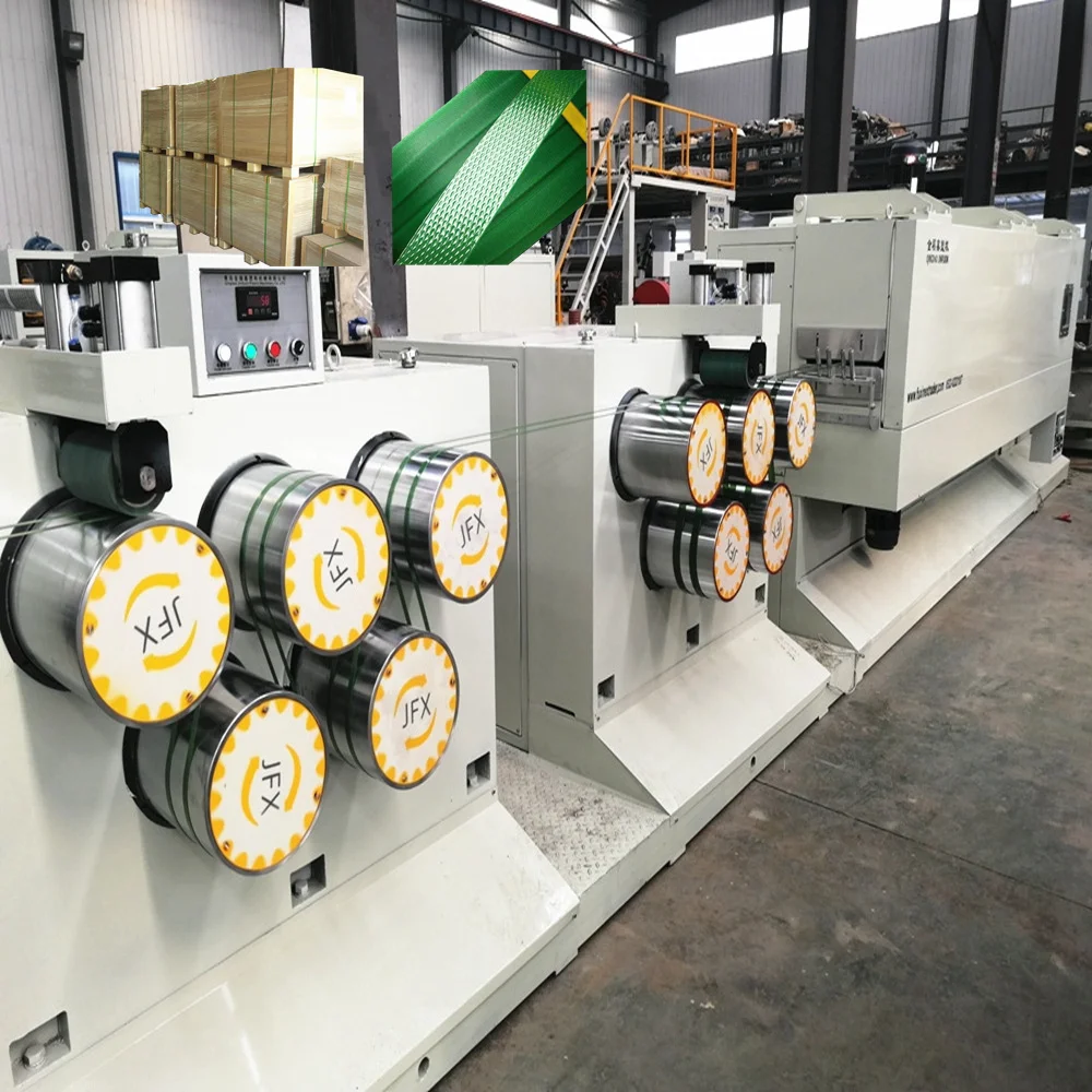 80kg/h PET Polyester Automatic One-output Strap Band Belt Manufacturing Making Extruding Machine