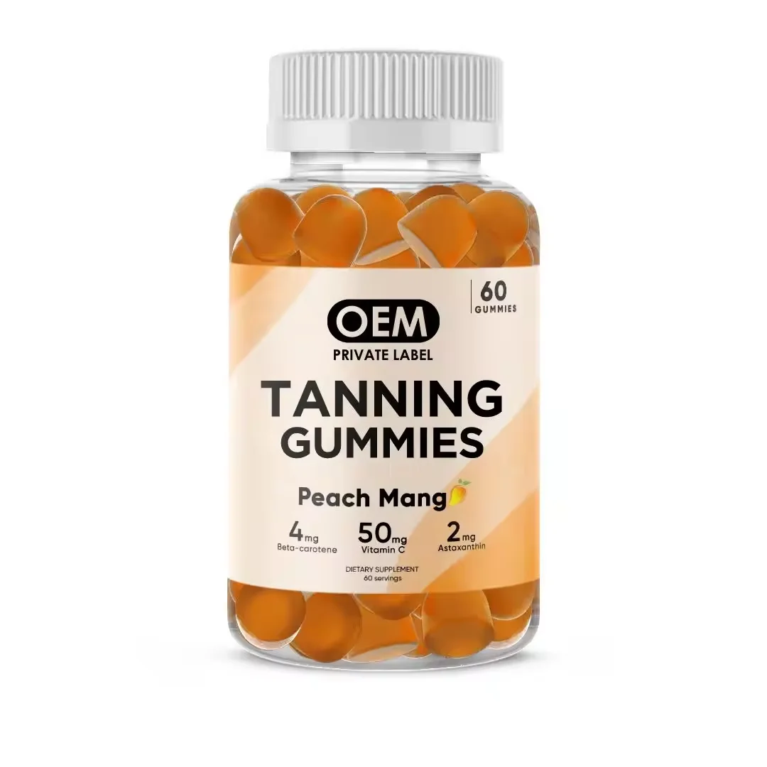 Biocaro Customized Skin Tanning Gummies With Vitamins For Women and Men