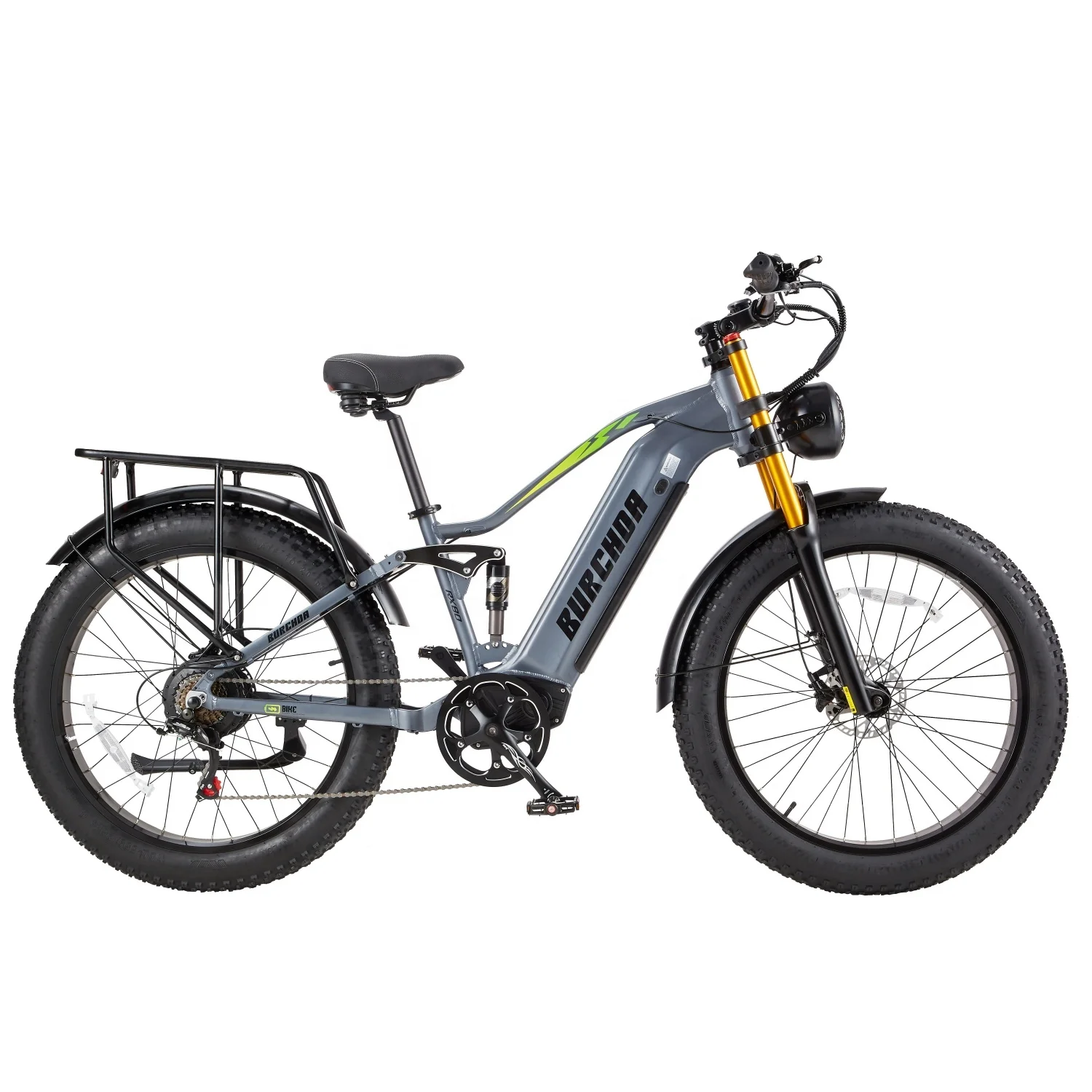 1000W Electric Bicycle RX80 48V20AH OEM FOB Price Mountain EBike Motor Long Range 26 4 inch Fat Tire eBike with Dual Suspension
