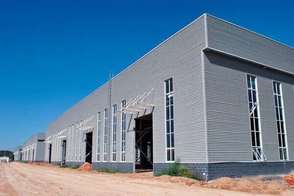 Durable Steel Structure Warehouse Industrial Design Style for workshops