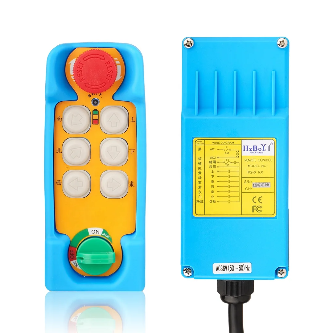 Аварийный стоп-кран промышленный беспроводной Радиоуправляемый передатчик и приемник переменный и постоянный ток башенный кран Ele