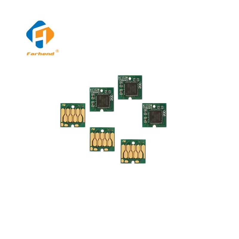Printer Supplies Ink Chips For Epson Printer F6080 F6070 F6200 F6270 F6000 Toner Cartridge Neutral Packing Customised Packing