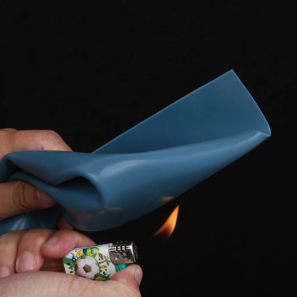 white 3mm fire resistant silicone rubber sheet roll mat