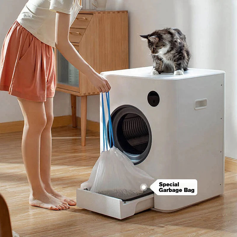 Customize New Style best selling pretty intelligent Smart self cleaning automatic cat litter box