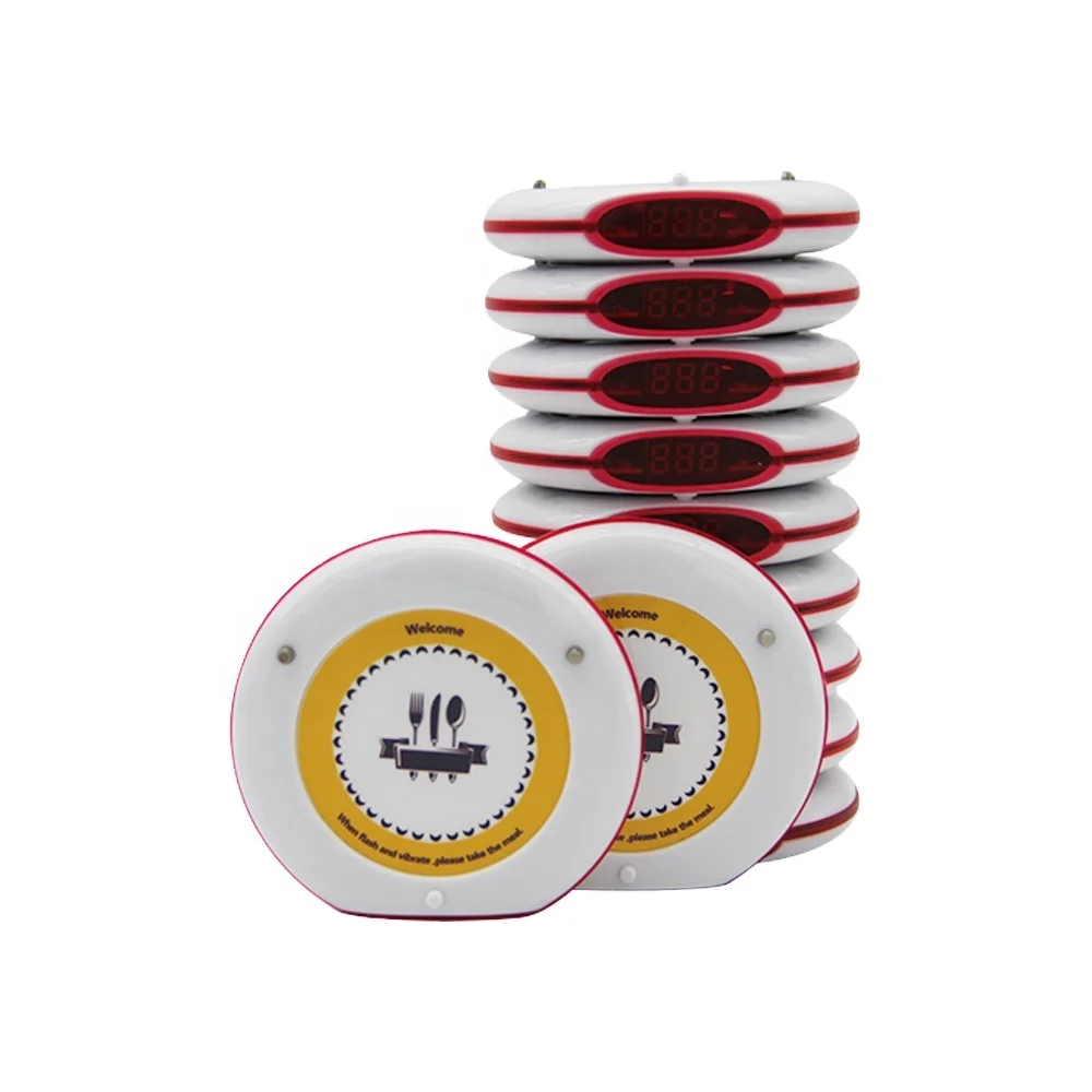cheap restaurant guest paging system restaurant calling system wireless restaurant buzzer