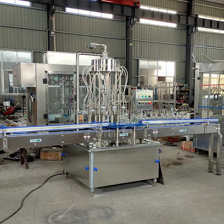 Factory Supply Automatic Small Scale Whiskey Bottling And Capping Equipment