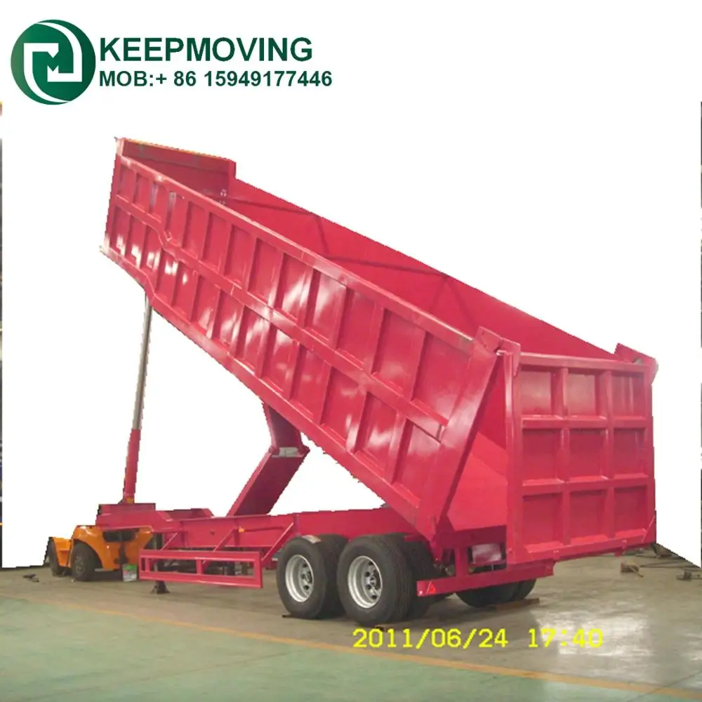 2-axle 40CBM Rear Dumper Semi Trailer